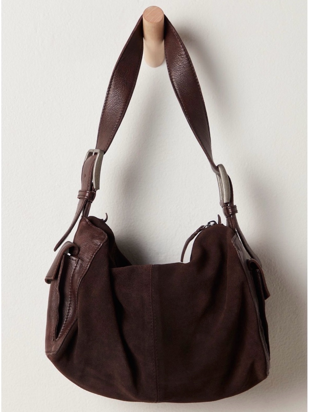 Free people boxy brown bag
